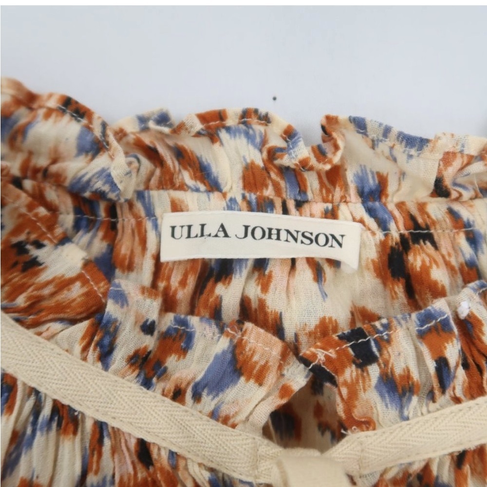 ULLA JOHNSON Marielle Floral Mini Dress Size 8 - Picture 6 of 6